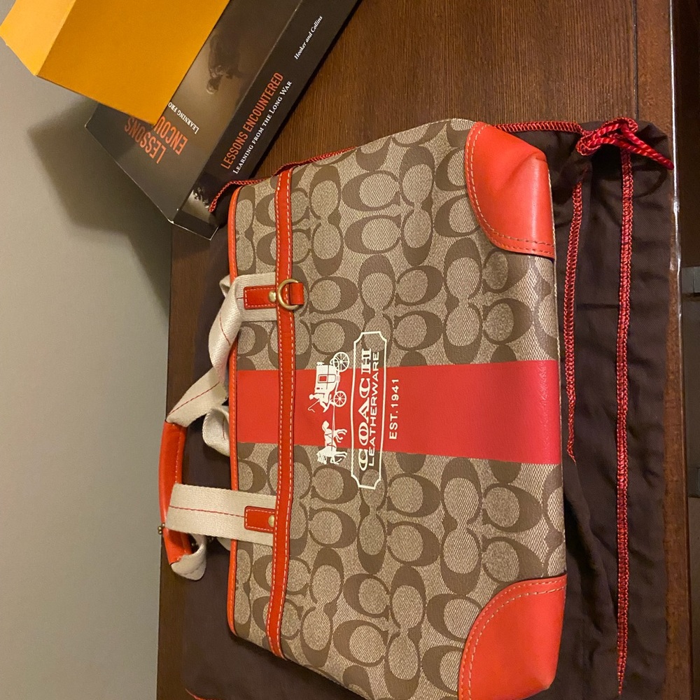 Coach over the shoulder purse. Excellent condition.